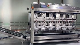 迷你型灌裝機(jī)罐裝機(jī) 封口打碼全自動面膜一體機(jī)